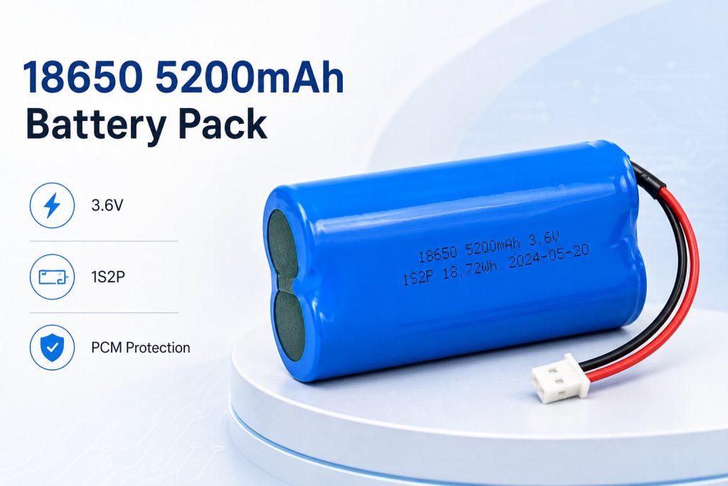 18650 5200mAh Battery Pack1
