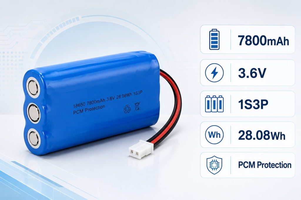 18650 7800mAh Battery Pack1