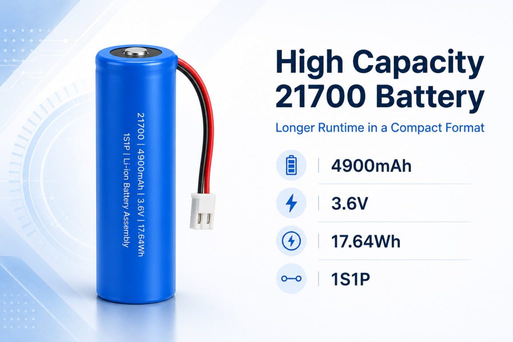 21700 4900mAh battery