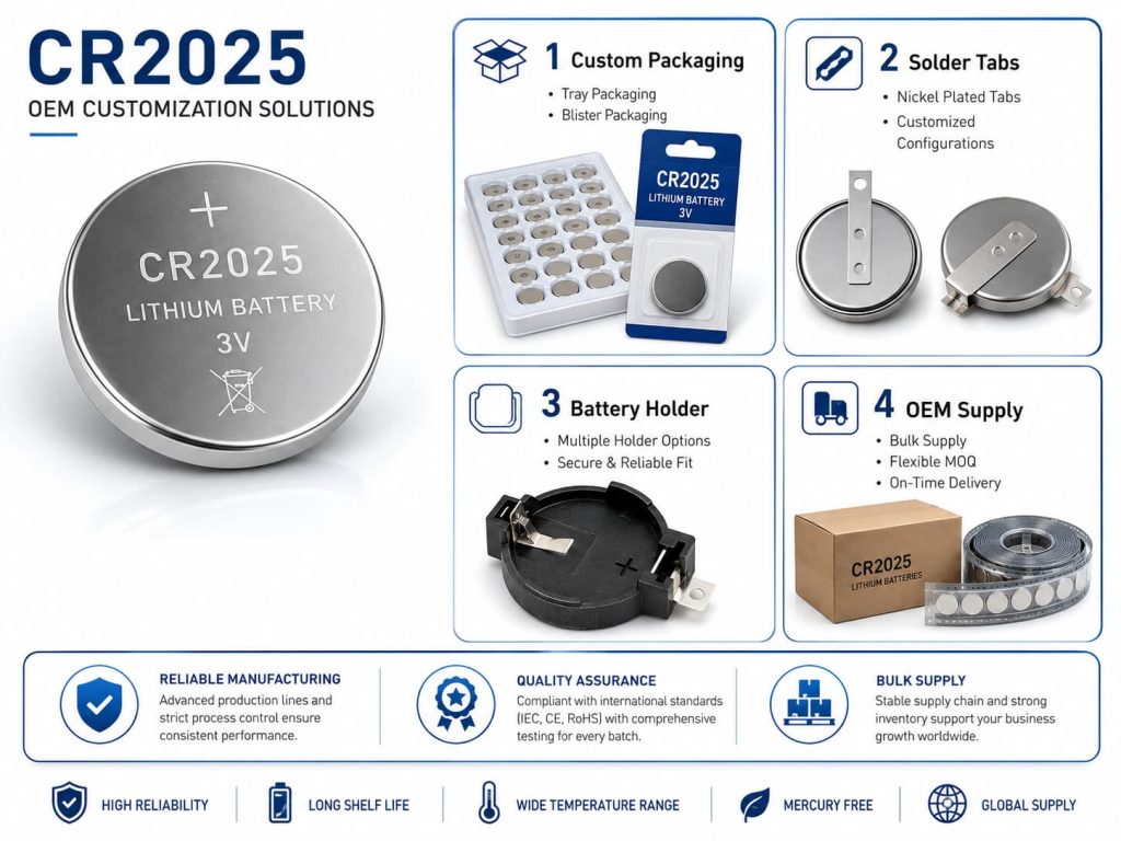 CR2025 Battery 3V1