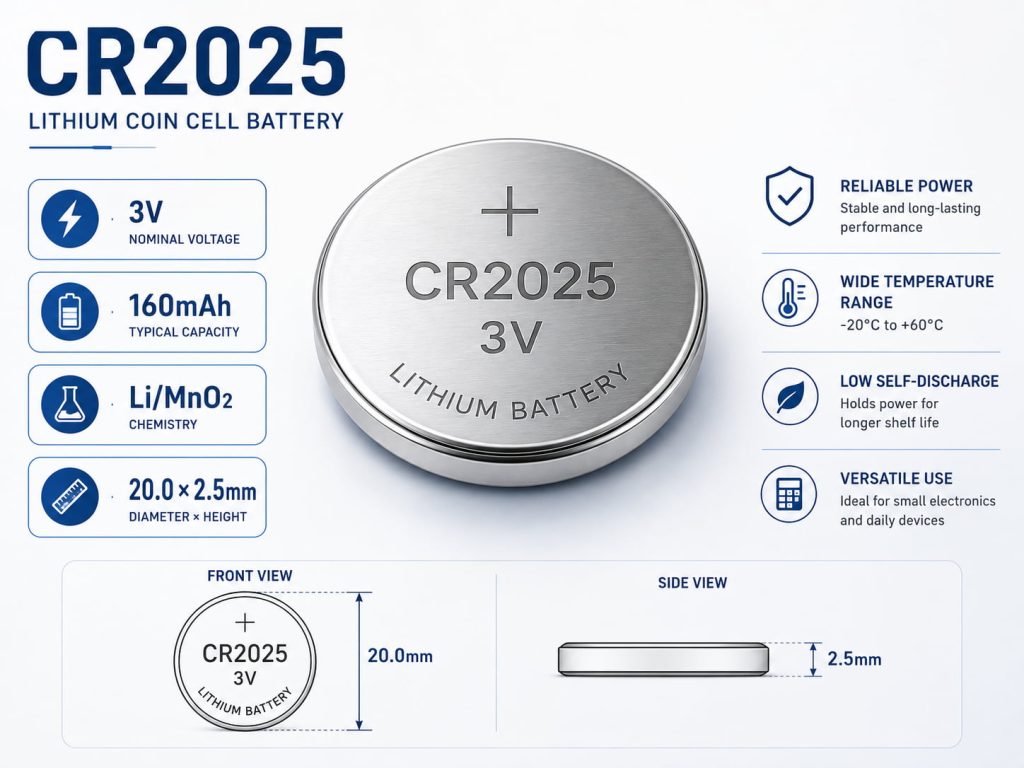 CR2025 Battery 3V