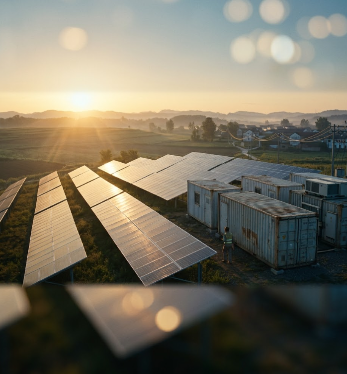 12V lithium battery bank integrated with off-grid solar energy storage system