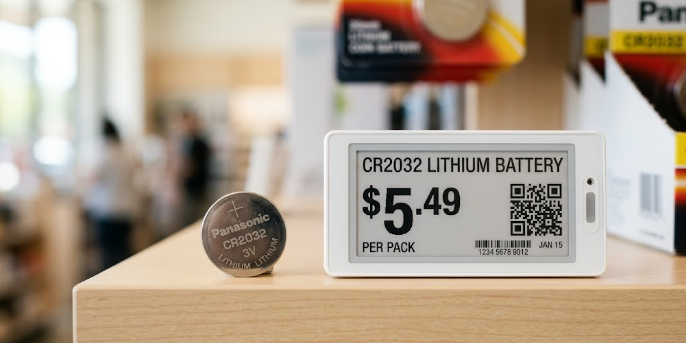 Why CR2032 is the Top Choice for Smart Tracking Tags and ESLs in 2026?