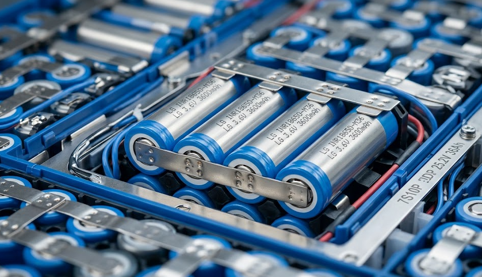 High-capacity cylindrical battery cells for industrial power tools and sensors