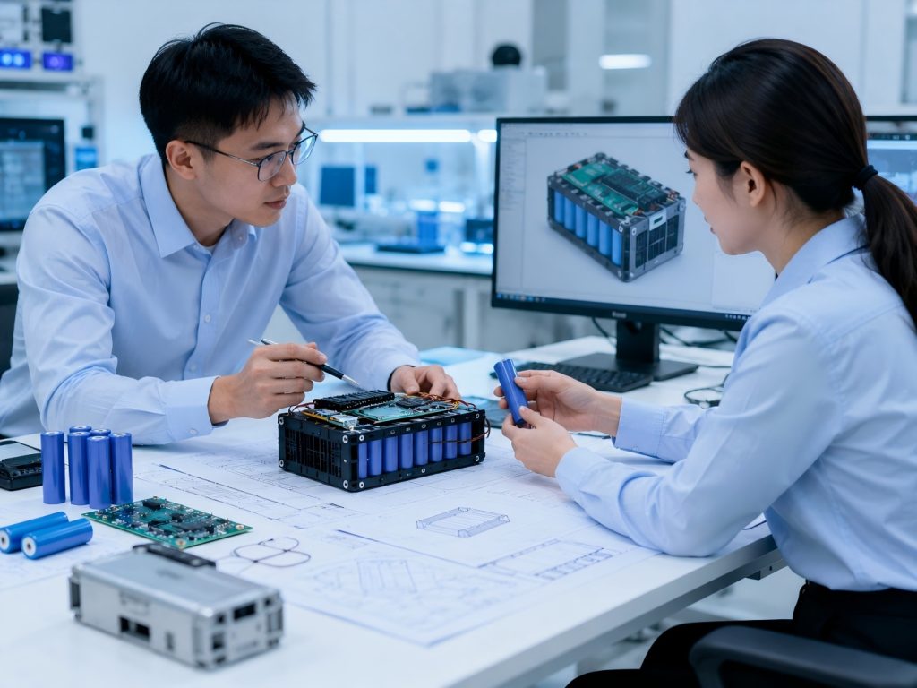 ODM lithium battery design support with battery cells BMS and custom pack prototype