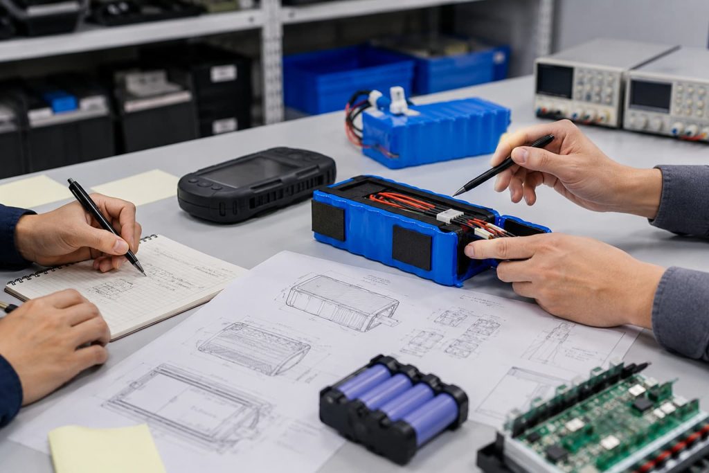cylinder high-capacity battery testing 12