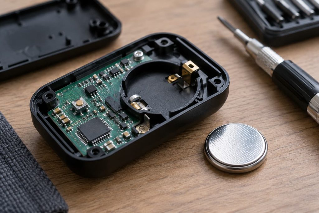 button battery contact resistance