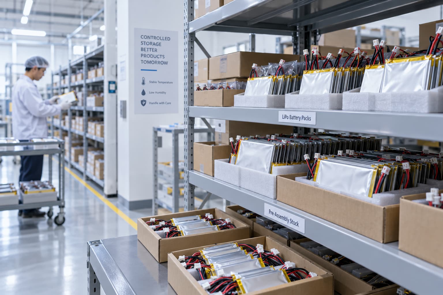 How Should Lithium Polymer Batteries Be Stored Before Use?